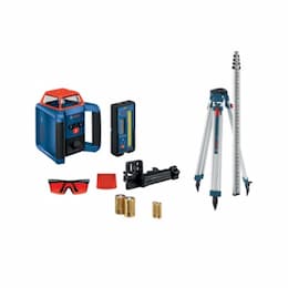 Self-Leveling Horizontal Rotary Laser Kit, 2,000-ft Max