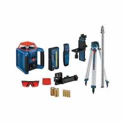 Self-Leveling Horizontal/Vertical Rotary Laser Kit, 2,000-ft Max