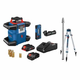 Self-Leveling Horizontal Rotary Laser Kit w/ Battery, 18V, 4,000-ft