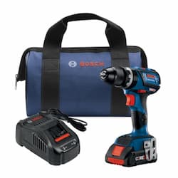 1/2-in Compact Tough Hammer Drill/Driver Kit w/ Battery, 18V