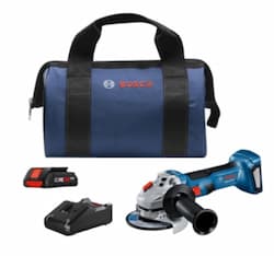 4-1/2-in Brushless Angle Grinder w/ Battery, 18V