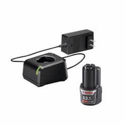 Lithium-Ion SlimPack Battery & Charger Starter Kit, 12V