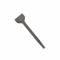 1-1/2-in x 12-in Chisel, Scaling, Round Hex/Spline Shank