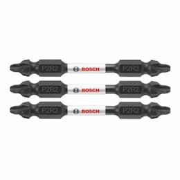 2.5-in Impact Tough Double-Ended Bits, P2R2, 3 Pack