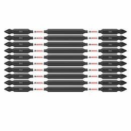 6-in Impact Tough Double-Ended Bits, P1, 10 Pack