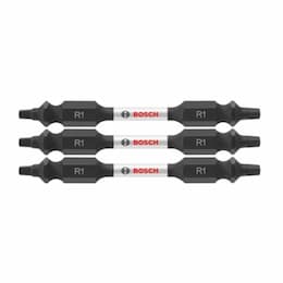 2.5-in Impact Tough Double-Ended Bit, R1, 3 Pack