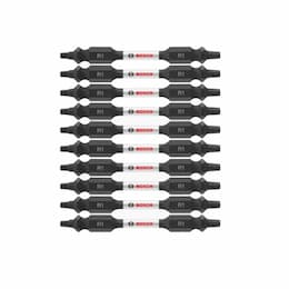 2.5-in Impact Tough Double-Ended Bit, R1, 10 Pack