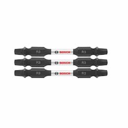 2.5-in Impact Tough Double-Ended Bit, R3, 3 Pack