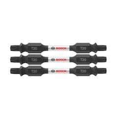 2.5-in Impact Tough Double-Ended Bit, T20, 3 Pack