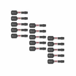 1-in Driven Impact Insert Bit, R2, 15 Pack