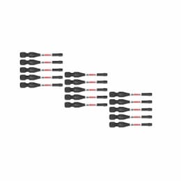 2-in Driven Impact Power Bit, R2, 15 Pack