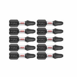 Bosch 1-in Impact Tough Insert Bit, Combo, P2R2, 10 Pack