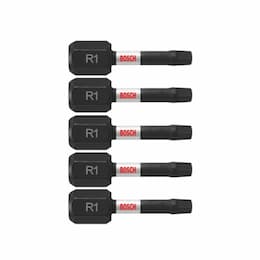 1-in Impact Tough Insert Bit, R1, 5 Pack