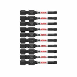 Bosch 2-in Impact Tough Power Bit, T20, 10 Pack