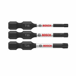 3 pc. Impact Tough Power Bit Set, Torx