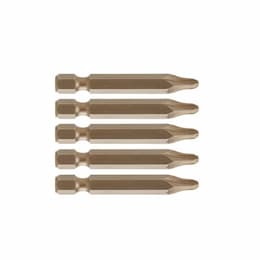 2-in Combo Power Bit, P2+R2, 5 Pack