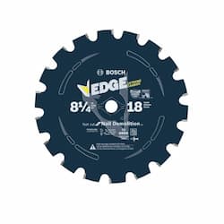 8-1/4-in Edge Circular Saw Blade, Nail Cutting, 18 Tooth