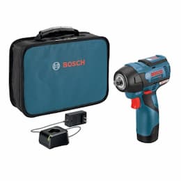 3/8-in Brushless Impact Wrench Kit w/ Batteries, 12V