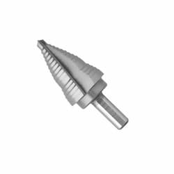 1/4-in, 7/8-in, 1-1/8-in Step Drill Bit, High-Speed Steel