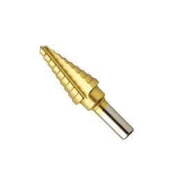 1/4-in to 3/4-in Step Drill Bit, Titanium