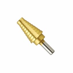 9/16-in to 1-in Step Drill Bit, Titanium