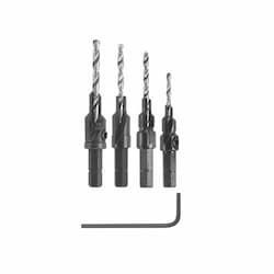 5 pc. Hex Shank Screw Pilot Bit Set