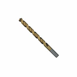 25/64-in x 5-1/8-in Jobber Drill Bit, Titanium, Bulk