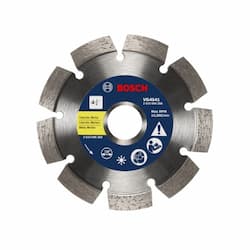 4-1/2-in Standard Diamond Blade, Segmented Rim, Concrete/Mortar