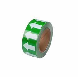 Brady 2-in Pipe Marker Tape with Arrows, Green