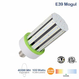 NovaLux 100W LED Corn Bulb, 250W MH/HID Retrofit, 13000 Lumens, 5000K