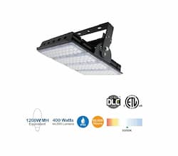 400W LED High Bay Sports Light, 1500W MH/HID Retrofit, 44000 Lumens, 5000K