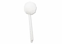 Boardwalk Deluxe Bowl Mop, 10'' Handle, 2'' Dia Head, Plastic White