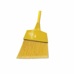 Gray/Natural, Corn/Fiber Angled-Head Lobby Brooms- 42-in