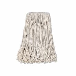 Boardwalk White, 4-ply Cut-End Cotton Mop Head- #24 Band