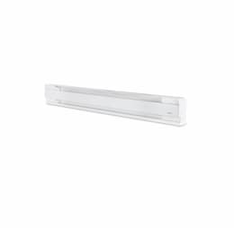 Stelpro 1.5-ft 300W Brava Electric Baseboard, Up To 50 Sq.Ft, 1024 BTU/H, 240V, Soft White