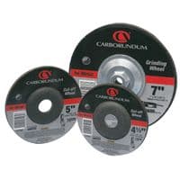 Carborundum Metal Aluminum Oxide Wheels, Depressed Center Wheel