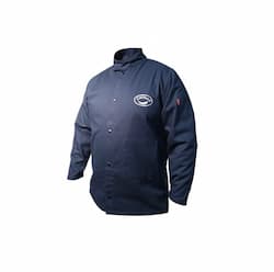 Flame Resistant Cotton Jacket, Large, Blue