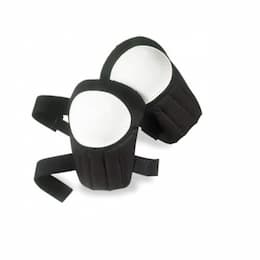 Swivel Knee Pads w/ Plastic Cap, Black