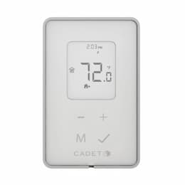 Cadet 3600W Programmable Thermostat, Double Pole, 15 Amp, 120V/208V/240V, White