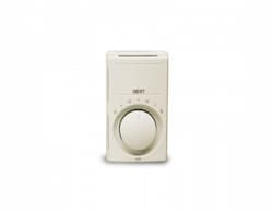 Mechanical, 2 Stage Wall Mount Thermostat, 22 Amp Per Stage, Ivory