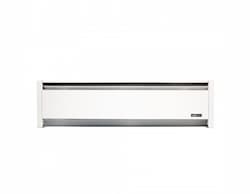 1500W 7 Foot Hydronic Baseboard Heater, White, 208V, Right End Wired