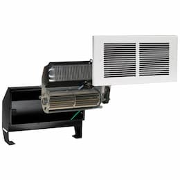 Register Wall Heater, Complete Unit, 2000 Watts at 240V, Almond