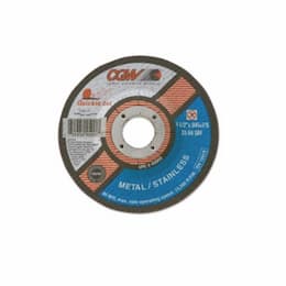 5-in Quickie Cut Depressed Center Cutting Wheel, 60 Grit, Zirconia and Aluminum Oxide