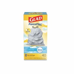 13 Gal. GLAD OdorShield Tall Kitchen Drawsting Trash Bags w/ ForceFlex