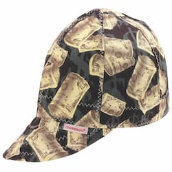 Size 8 Assorted Print Deep Round Crown Cap