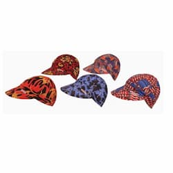 Hard Brim Welding Cap, Size 7-5/8, Assorted Print