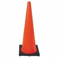 Cortina PVC Traffic Cone, 18", Orange