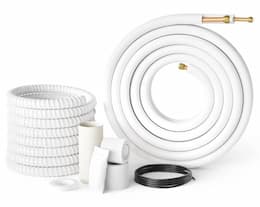 50-ft Copper Line Length-Bundled Installation Kit, 1/4-in - 3/8-in