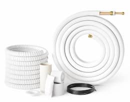 Cooper & Hunter 50-ft Copper Line Length-Bundled Installation Kit, 3/8-in - 5/8-in