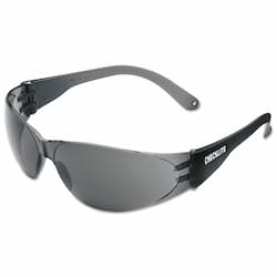 Crews Gray Flexible Bayonet Temples Checklite Safety Glasses